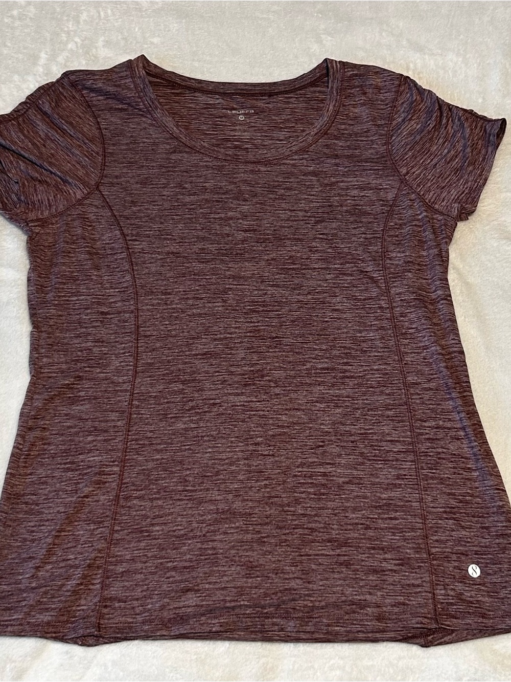 Layer 8 Plum Heather Short Sleeve Tee